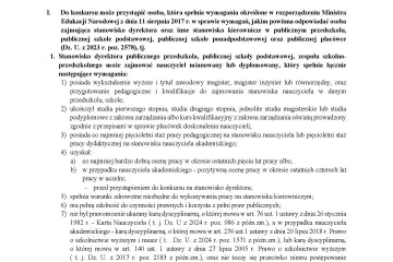 ogloszenie o konkursie zalacznik nr 1 do zarzadzeniastrona1
