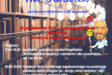 obrazek Noc Bibliotek 2026 w Bibliotece w Poroninie